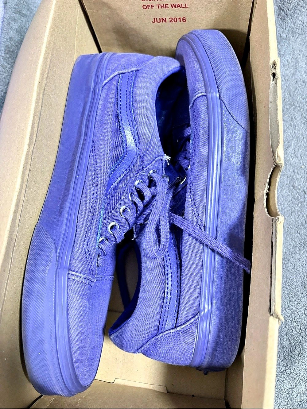 Vans Old Skool Purple Sneakers US 8.5